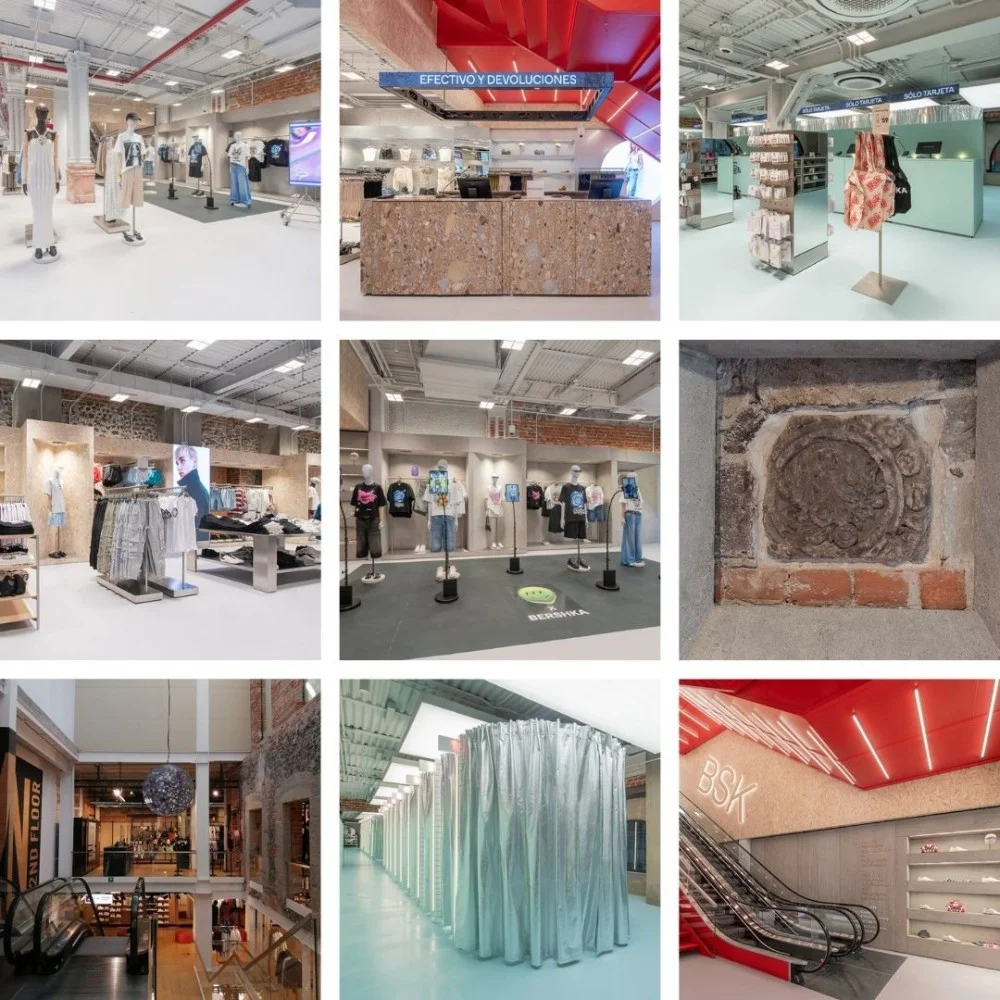 Interior sostenible Bershka