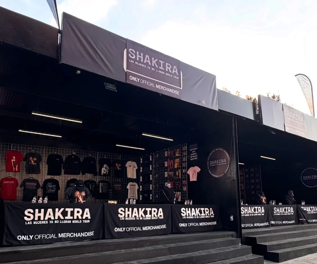 Liveshow Merchandising — conciertos con SACS