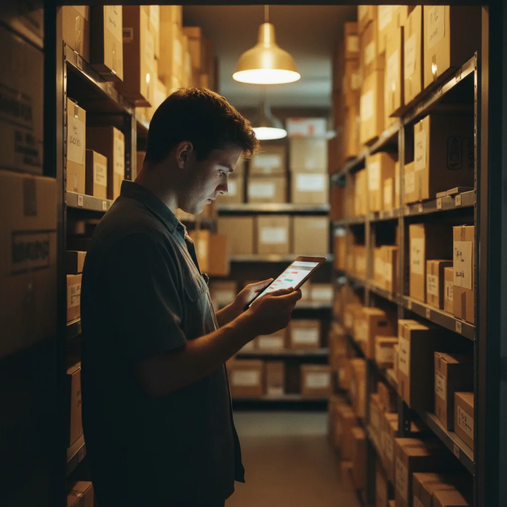 Pantalla de estados de inventario en SACS: disponible, reservado, tránsito