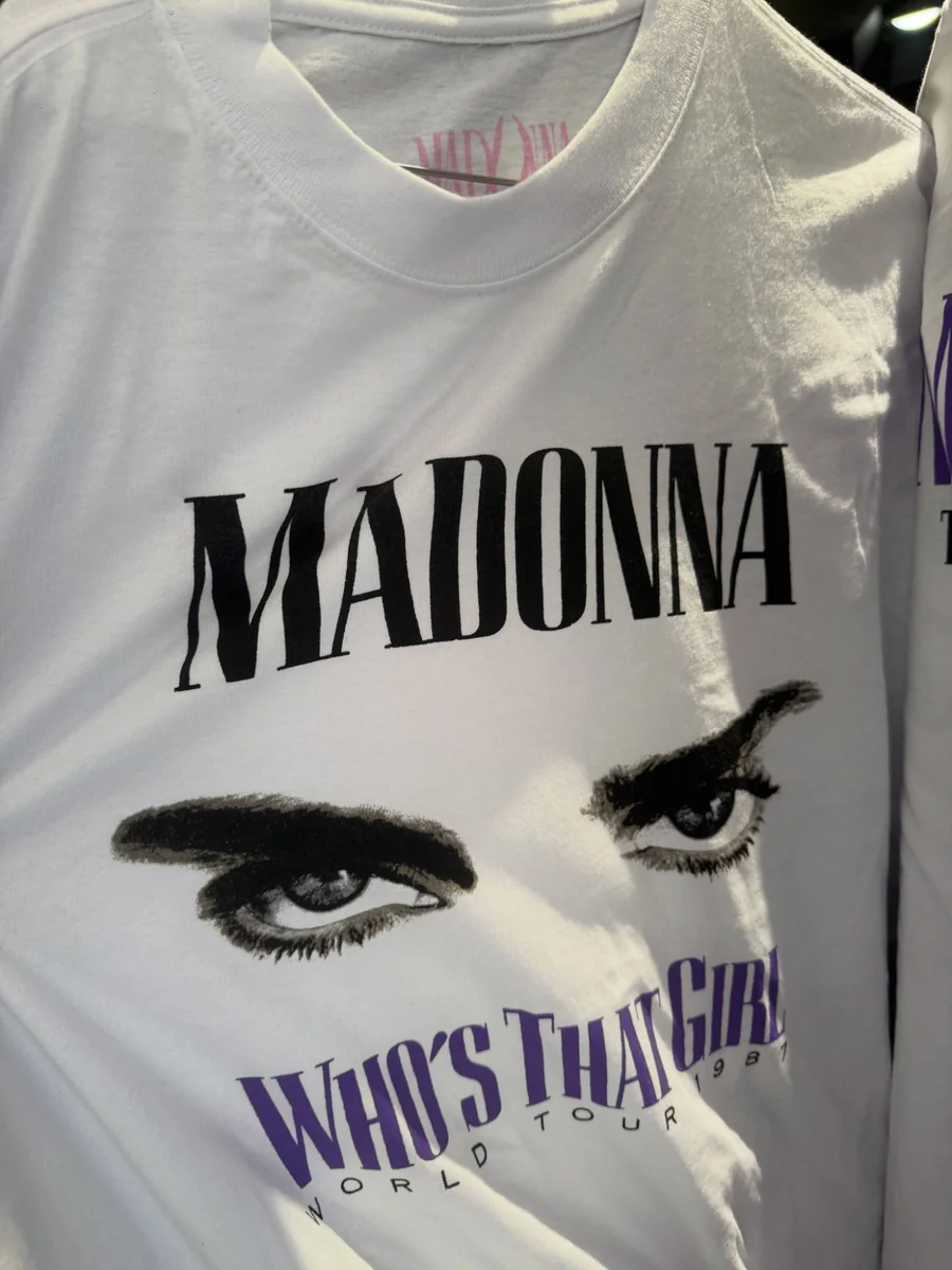 Playera oficial de Madonna, Who's That Girl World Tour