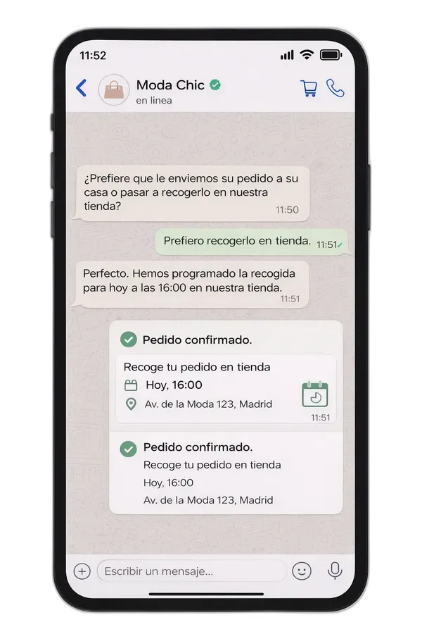 Paso 5: Pedido completado